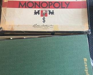 Vintage 1935 Monopoly Game, nearly complete