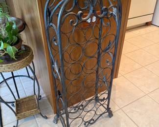 Iron Wine Rack
