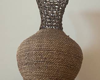 Assorted Baskets and wicker woven vessels