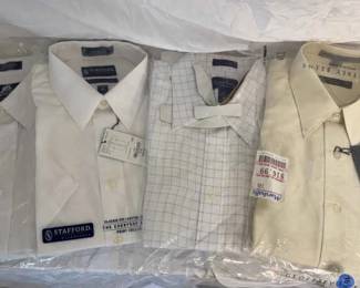 Lot Of 4 Size 16.5 Mens Dress Shirts