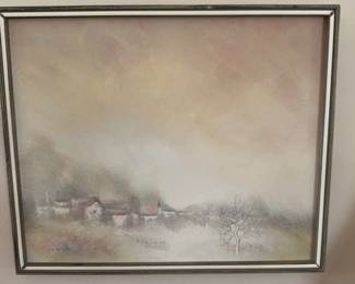 Original Painting By A Maugeri With Authentification