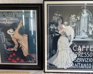 Set of 2 Caffe Espresso Prints