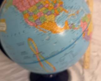 Large Spinning Desk Globe