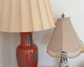 Lot Of 2 Asian Theme Lamps