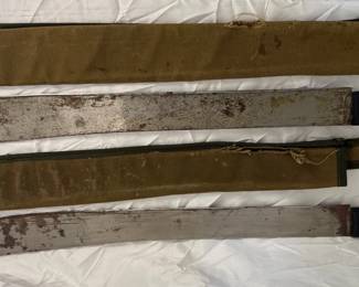 Lot Of 2 Gavilan de Incolma Colombia Machete Has Hawk Insignia