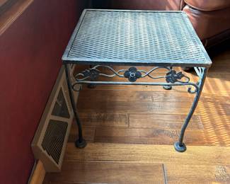Wrought Iron Side Table 