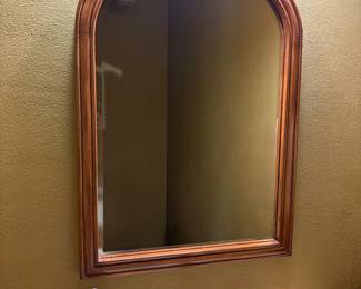 Ornate Wood Wall Mirror 