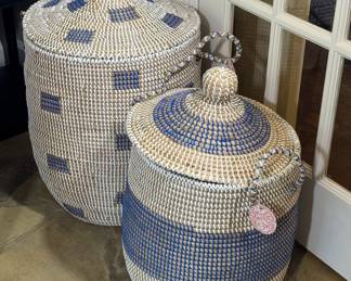Pottery Barn Woven Baskets