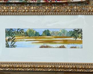 Painting by Jan McClure.  24.5 X 13