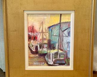 Painting by Barbara Marks 22 X 25