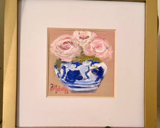 Painting by Barbara Marks. 8.5 X 8.5