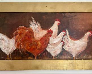 Painting by Helena Meek.  42.5 X 24.5