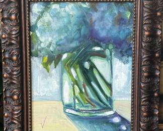 Painting by Vicky Bush. 16 X 19.5