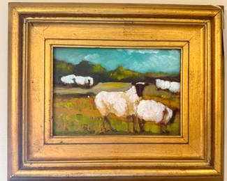 Painting by Brooke Douglas. 9.5 X 11.5