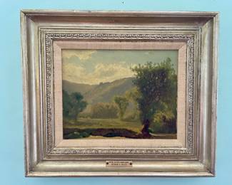 George E Niles scenes from New Hampshire in oil