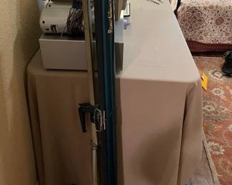 Vintage Radiant movie projector screen