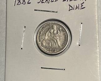 1882 Seated Liberty Dime