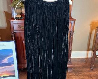 A black Double D Ranch wear skirt