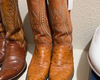 Larry Mahan Full Quill Ostrich! These are like new.