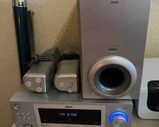 RCA Surround Sound receiver with speakers