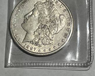 1887 Morgan Silver Dollar