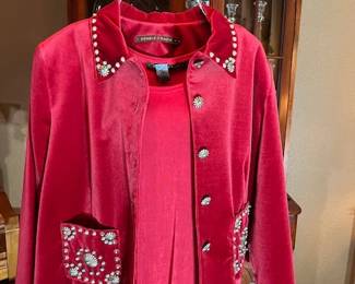 Double D Ranch wear jacket with great metal details