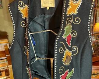 Double D Ranch wear vest with beautiful details
