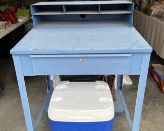 Industrial shop desk