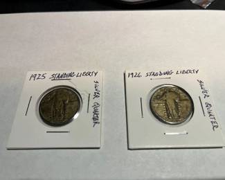 Standing Liberty Quarters
