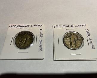 Standing Liberty Quarters