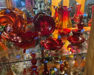 Red  Glassware 