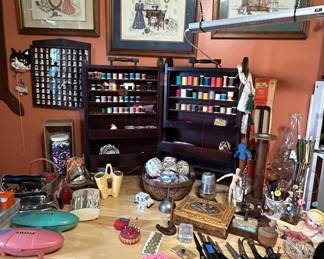 Vintage sewing items