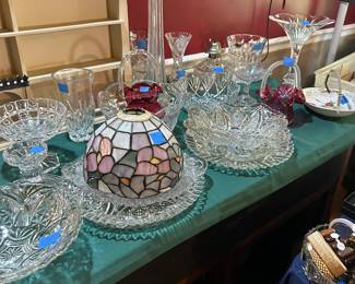 Cut Glass , at least 60 -70 pieces 