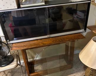 Glass Wall Hanging Display case