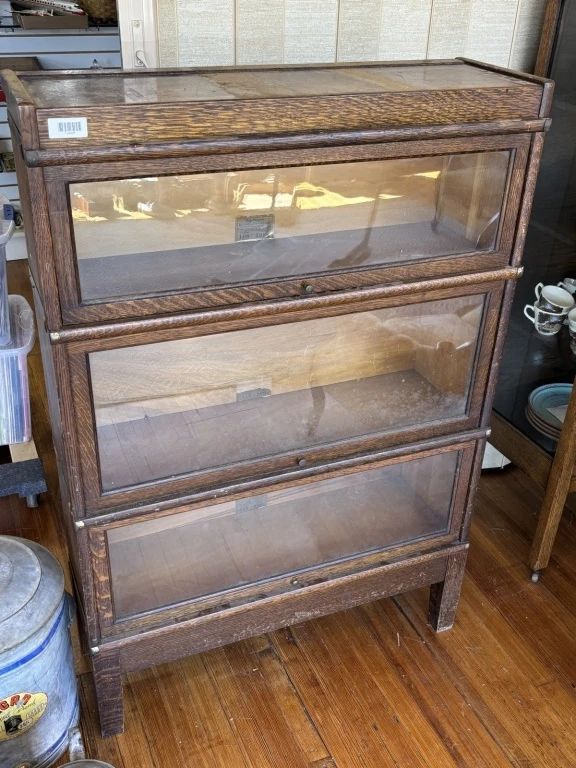 Antique Globe Wernicke Barrister Bookcase