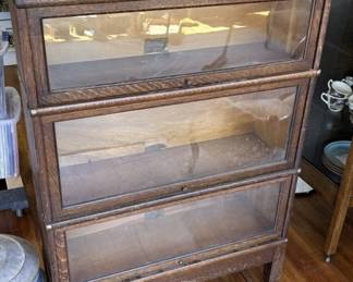Antique Globe Wernicke Barrister Bookcase