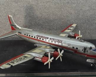 Vintage American Airlines Electra Toy Airplane