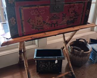 Antique oriental chest
