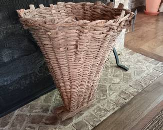 Antique grape harvest basket