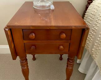 Two matching Davis Cabinet Drop Leaf Night Stands Available for Pre sell
