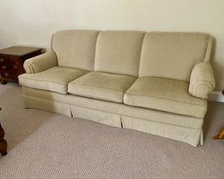 Pennsylvania house sofa is available for pre-sell. It is very clean and very comfortable. Is also upstairs.