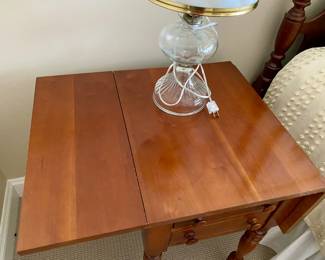 Two matching Davis Cabinet Drop Leaf Night Stands Available for Pre sell