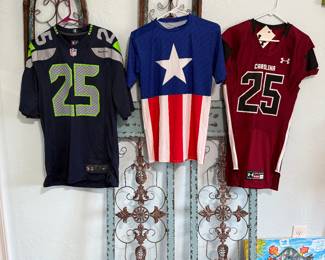 Sports jerseys and home decor sold separately.