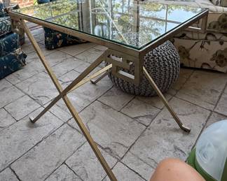 Very heavy vintage side table