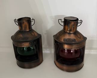 Vintage nautical lights