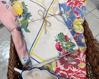 Vintage table clothes