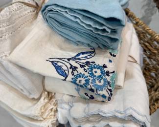Vintage napkins and linens