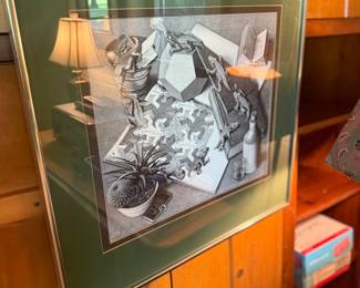M.C. Escher Reptiles, 1943”. Lithograph on paper