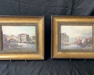 Lot Of 2 Pieces Of Artwork From The Raschella Collection 