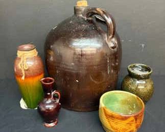 Ceramic Pottery Jugs, Vases, More One Ben Oven Pottery Piece